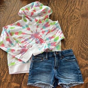 Colorful Tie-Dye Kids Hoodie
